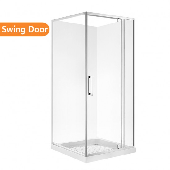 1000*1000*1900mm Swing Door Square Shower Box